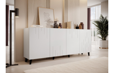 Комод BARI матовый белый/матовый белый