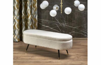 Скамья AVEIRO с функцией хранения, кремовый