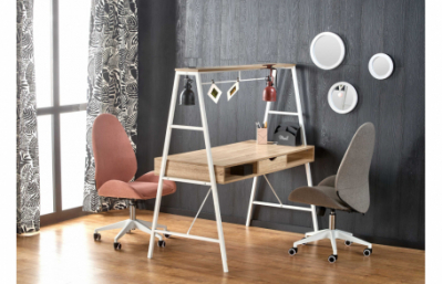 B48 письменный стол сонома дуб / белый