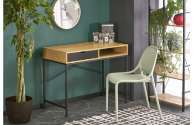 Стол письменный B50 натуральный / черный