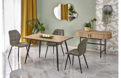 Стол BERTO натуральный / черный