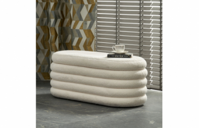 Скамья BLISS с функцией хранения, кремовый