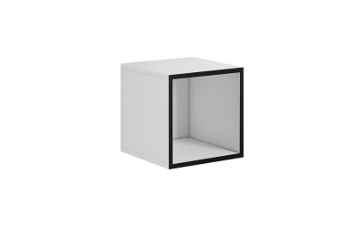 ROCO RO3 OPEN SQUARE CABINET белый/черный