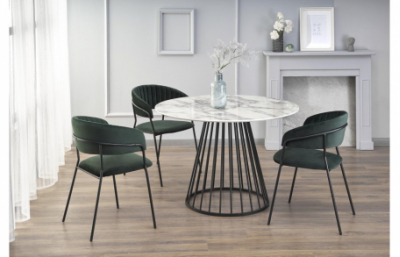 Стол BRODWAY, цвет: столешница - белый мрамор,...