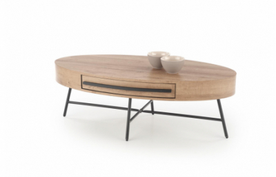 Стол CAROLINA c.c., золотой дуб / черный