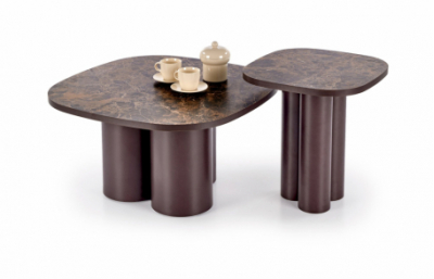 CORDINA S c.table коричневый мрамор / коричневый