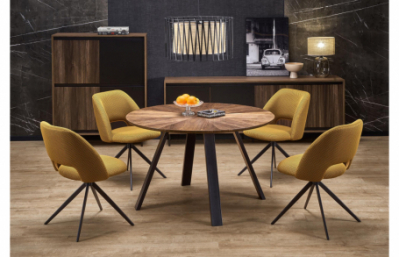 Стол DANILO орех/черный