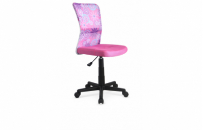 Стул DINGO цвет: розовый с декоративными...