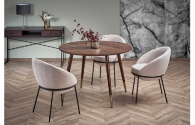 Стол DOMENICO орех/золото