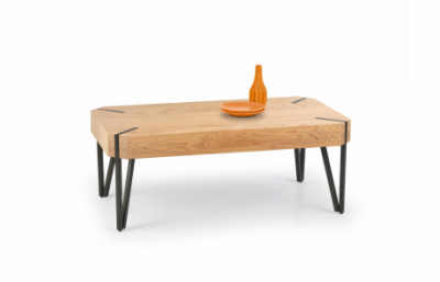 Столик EMILY c., цвет: золотой дуб / черный