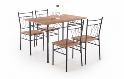 Комплект FAUST: натуральный дуб / черный