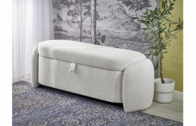 Скамья FICARIA с функцией хранения, кремовый