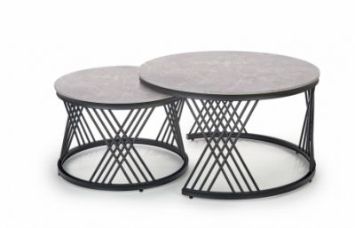 Комплект из 2 журнальных столиков FLAMINGO,...