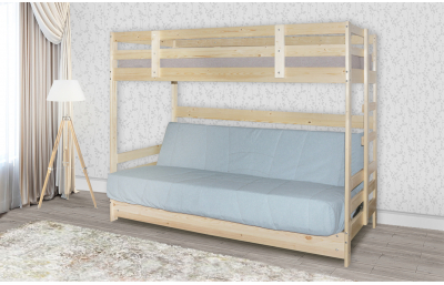 Massive bunk bed with sofa bed 800х1900