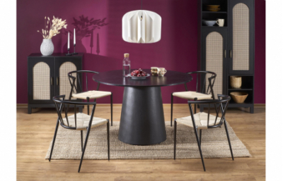 Круглый стол GINTER, черный