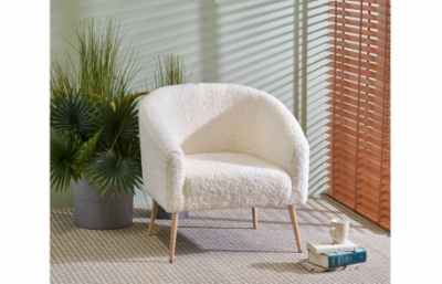 Кресло для отдыха GRIFON 2 кремовое / натуральное