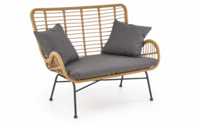 Диван IKARO XL цвет: натуральный/серый