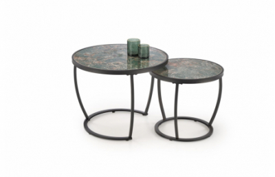 INES Комплект из двух журнальных столиков,...
