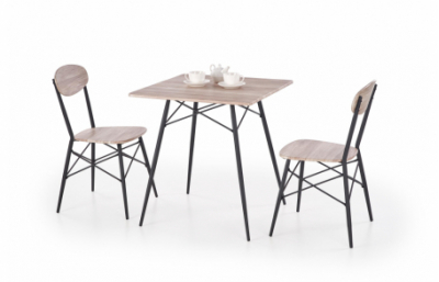 KABIR квадратный, стол 2 стула
