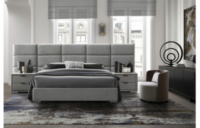 Кровать LEVANTER, серая