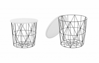 MARIFFA c. стол, цвет: белый / черный