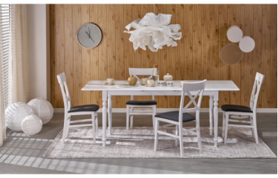 Раскладной стол NELSON, белый