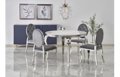 Стол REGINALD, цвет: столешница - белый мрамор,...