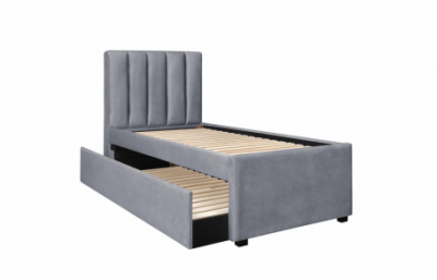 Кровать RUSSO 90 см серая