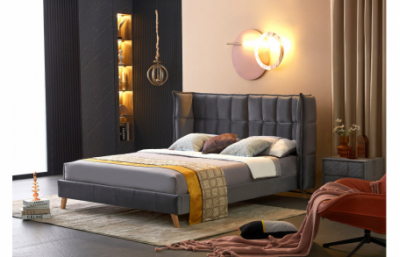 Кровать SCANDINO 160, серый