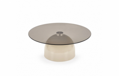 STARK журнальный столик дымчатое стекло / кашемир