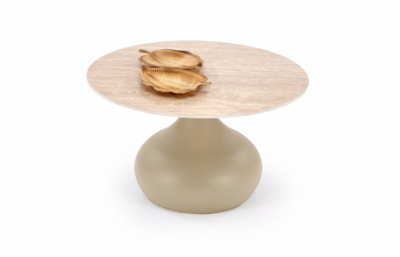 TIMOR 2 журнальный столик травертин / кашемир