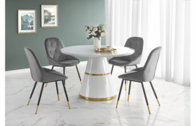 Цвет VEGAS: верх - белый, ноги - белый/золотой