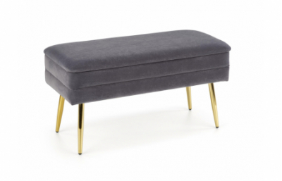 Цвет скамьи VELVA: серый/золотой