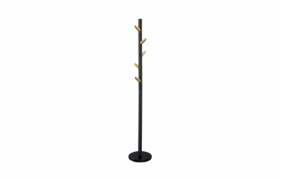 Вешалка W66, черно-натуральная