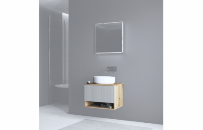 Тумба под раковину, AVIOLA SU-60, дуб...