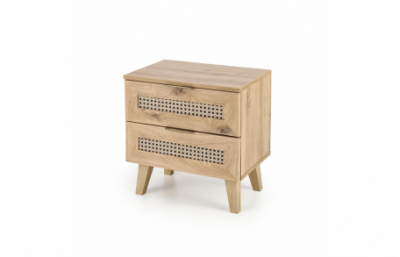 Ночная тумба BORNEO SN-1, дуб ремесленный / черный