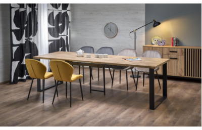 Стол EDMONDO дуб вотан/черный