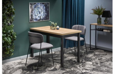 Стол COBALT, цвет: дуб вотан/черный