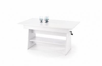 Подъемный журнальный столик ERIKA, цвет: белый