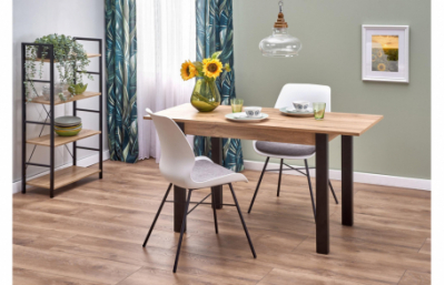 GINO стол votan дуб/черный