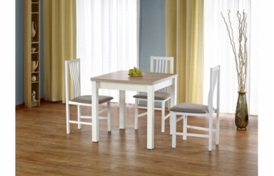 Цвет стола GRACJAN: дуб сонома / белый