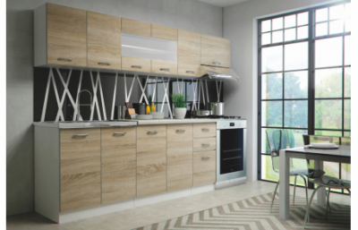 PERŁA 260 - ДУБ СОНОМА/БЕЛЫЙ