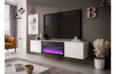 Стойка для телевизора LIVO RTV 180 с камином,...