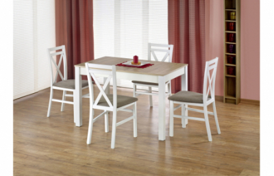 Раскладной стол MAURYCY  дуб сонома / белый