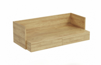 Офисный стол MOBIUS цвет: дуб хикора