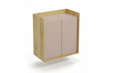 Шкаф MOBIUS 2D цвет: дуб хикора/белый