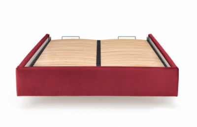 Кровать-корпус MODULO 160, бордовая Монолит 59