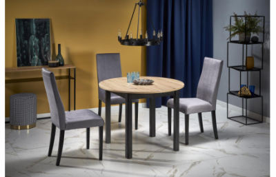 Дополнительный стол RINGO дуб ремесленный / черный