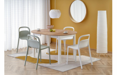 Стол RINGO, дуб / белый