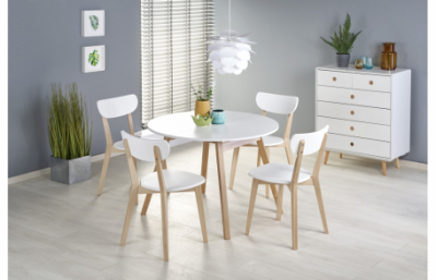 Раскладной стол RUBEN белый